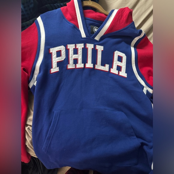 Philadelphia Sixers/76ers jersey-hoodie pullover - Picture 1 of 2